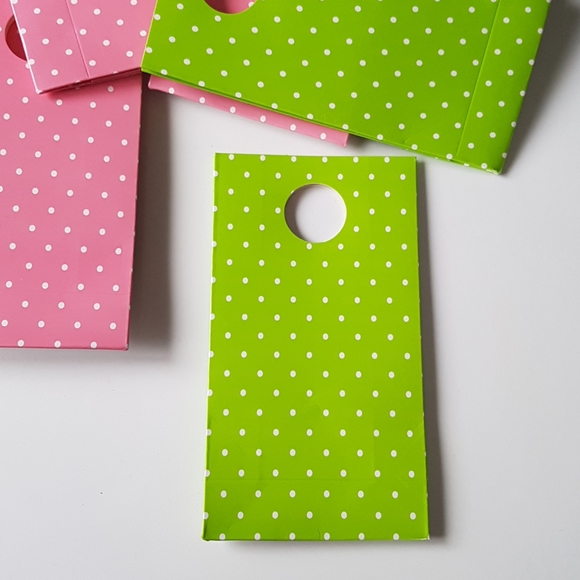 11 pcs Dots Cardboard Favor Bags Loot Bags Treat Bags 3.75"x5.25" inches - Picture 12 of 12